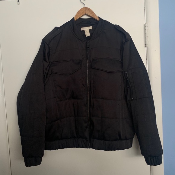 Silk bomber jacket - Picture 2 of 4